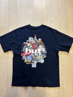HUF ハフ 背面グラフィックTシャツ ネイビー Mのサムネイル