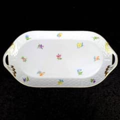 ▽美品▽ヘレンド　ミルフルール　小花散らし　プレート　サンドイッチトレイ 1 ▽美品▽ヘレンド ミルフルール 小花散らし プレート サンドイッチ