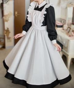 Teacake×メイドのはんな コラボメイド服 ロングメイド服 Debut Teacake×メイドのはんな コラボ メイド服 Debut ロングメイド服 S