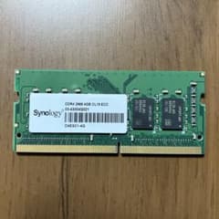 Synology DDR4 4GB ECCメモリー D4ES01-4G NAS用 - メルカリ