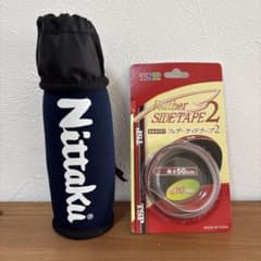 卓球用品　Nittaku ボールケース 、サイドテープセットのサムネイル