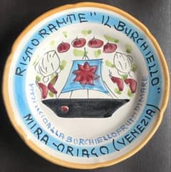 ブオンリコルド イタリア製絵皿 70年代くらい Venezia - メルカリ