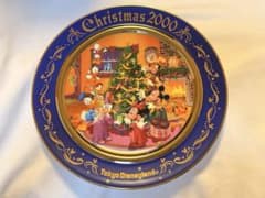 Disney Christmas 2000 장식 접시 미키 플레이트