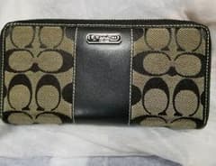 COACH コーチ 長財布  ブラックのサムネイル