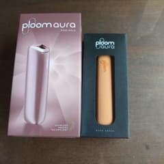 ploom aura ローズゴールド 本体＋ファブリックカバー　マンゴーイエローのサムネイル