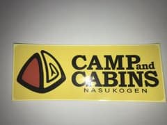 キャンプアンドキャビンズ ステッカー ④のサムネイル