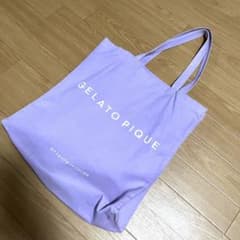 ジェラートピケ トートバッグ パープル ラベンダー 紫 ジェラピケ 推し 