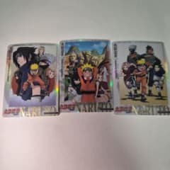 NARUTO 카드 3장 세트 클래식 레어