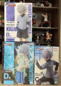 【B賞Ｃ賞未開封品】ハンターハンター 一番くじ キルア B賞Ｃ賞Ｄ賞3点セットのサムネイル