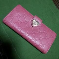 美品　☆　グッチ　財布　サーモンピンクのサムネイル