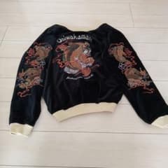 222 爆裂爛漫娘 スカジャン 鬼若丸 222 爆裂爛漫娘 スカジャン 鬼若丸 - メルカリ