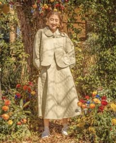 wave stitch circular skirt（green）﻿あさぎーにょのサムネイル