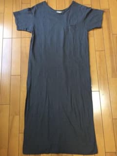【大幅値下げ】スラブジャージーロングTシャツ　ダークグレーのサムネイル