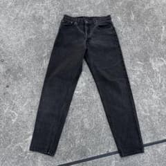リーバイス550 levi’s ワイドテーパード　ブラックデニム　33×34のサムネイル