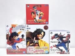 ワンピース　一番くじ　ラストワン賞　ルフィ　エース　サボ　全4点 ワンピース 一番くじ ラストワン賞 ルフィ エース サボ 全4点 - メルカリ