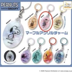 PEANUTS KOROKORO SNOOPY マーブルアクリルチャームのサムネイル