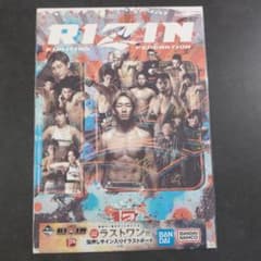 이치 반 쿠지 RIZIN 라스트 원상 호일 밀기 사인들이 일러스트 보드