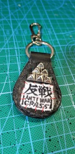 反戦スタッズキーリング　blackmeans undercover scabのサムネイル
