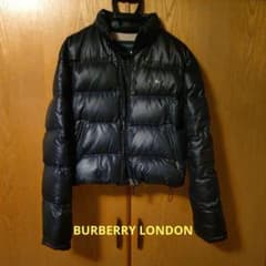 【訳あり】BURBERRY LONDON ダウンジャケット ショート ロゴ刺繍のサムネイル