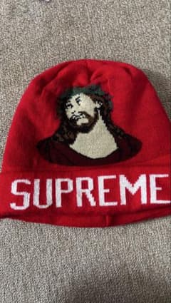 槍*玉様 Supreme イエス・キリスト ニット帽のサムネイル