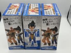一番くじ 天下分け目の超決戦 A賞 ベジータ ドラゴンボール 三つセットのサムネイル