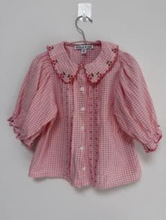 本日限定値下げEmile et Ida　ギンガムチェックブラウス6Yのサムネイル