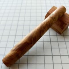 や*ま様 【屋久杉 金襴杢】 加藤金属 KATO201、202用 木軸 口金10