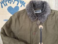 BLUE BLUE(ブルーブルー)ジャーマンクロスデッキジャケット M カーキ 