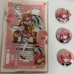 さくらみこ スシロー 缶バッジ アクリルスタンド セット - メルカリ