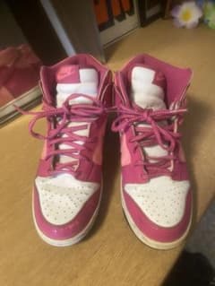 Nike Dunk High pink and white 24cmのサムネイル