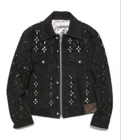 MASU 23ss diamond cut leather jacket - メルカリ