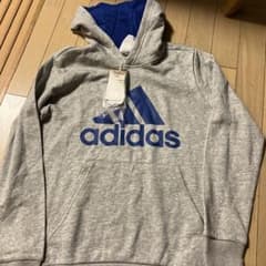 adidas パーカー　160 グレーのサムネイル