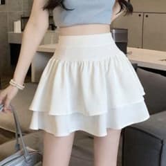 【SHEIN】ハイウエストプリーツミニスカートのサムネイル