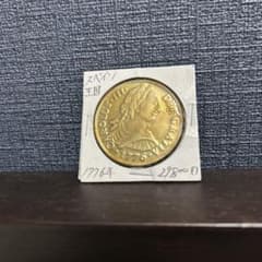 スペイン CAROLUS III 1776年  スペイン CAROLUS III 1776年 金貨 - メルカリ