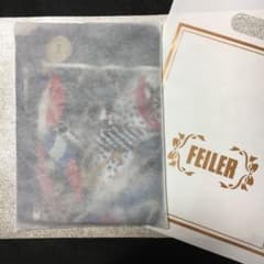 【新品 未使用】フェイラー　ゲストタオル　ネイビー　トリコロール　海　アンカー 新品 未使用】フェイラー ゲストタオル ネイビー トリコロール 海