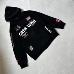 ✨ KELME ケルメ ✨ Ｌ ロゴ 長袖 ジップアップ パーカー ブラック