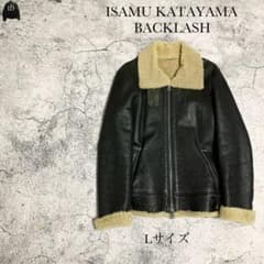 ISAMU KATAYAMA BACKLASH ムートンラムレザージャケット - メルカリ