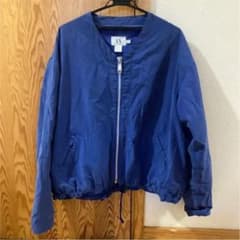 【古着】アルマーニエクスチェンジ　ノーカラーブルゾンのサムネイル