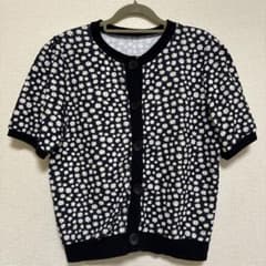 JUNOAH デイジー柄 半袖カーディガンのサムネイル
