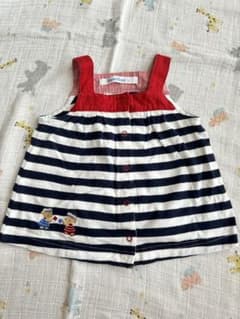 familiar ボーダー　夏服　女の子ベビーのサムネイル