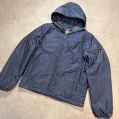 PRADA プラダ ナイロンジャケット 三角プレート トライアングル S 青