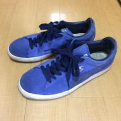 PUMA プーマ スニーカー 青スエードのサムネイル