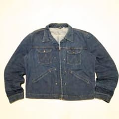 70s USA製 Wrangler 24MJZ デニムジャケット 46