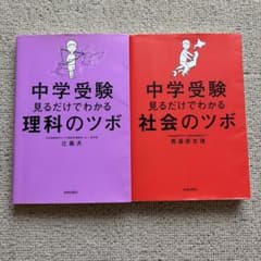 中学受験 見るだけでわかる 理科のツボ 社会のツボ 2冊セットのサムネイル