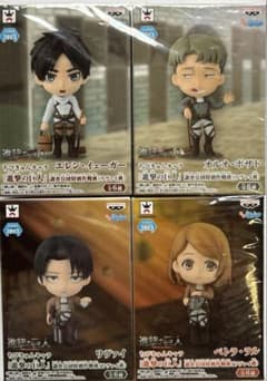 Attack Titan Chibi Kyun Chara Survey Corps Special Operations Squad (Levi Squad) 4-piece set