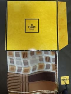 FENDI スカーフ チェック柄 箱付きのサムネイル