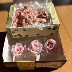 バラ　ベビーピンク　ハンドメイド材料　プリザードのサムネイル