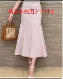 新品未使用タグ付き　フェイクスウェードマーメイドスカート ピンクのサムネイル