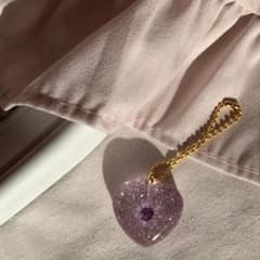 ぷっくりハート【レジン キーホルダー】のサムネイル