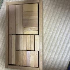 木製 積み木セット 木箱入り 知育玩具のサムネイル
